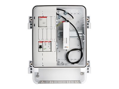 Axis T98A16-VE Media Converter Cabinet A - Medienkonverter - 1GbE - 10Base-T, 100Base-TX, 1000Base-X, 100Base-X - 2 Anschlüsse - RJ-45 / SFP (mini-GBIC)