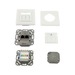 Synergy 21 S216350 - 2 x RJ-45 - Weiß - 80 mm - 80 mm - 5 cm