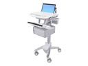Ergotron Wagen - offene Architektur - für Notebook / PC-Ausrüstung - verriegelbar - medizinisch - Aluminium, verzinker Stahl, hochwertiger Kunststoff - Bildschirmgröße: bis zu 43,9 cm (bis zu 17,3")