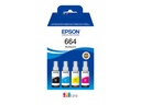 Epson EcoTank 664 - 4er-Pack - Schwarz, Gelb