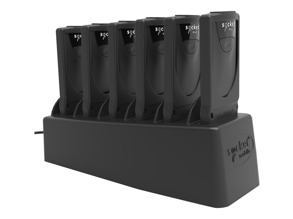 Socket Mobile DuraScan D840 - DuraCase 6 Multi-Bay Charger - Barcode-Scanner - tragbar - Linear-Imager - decodiert - Bluetooth 2.1 EDR (Packung mit 6)
