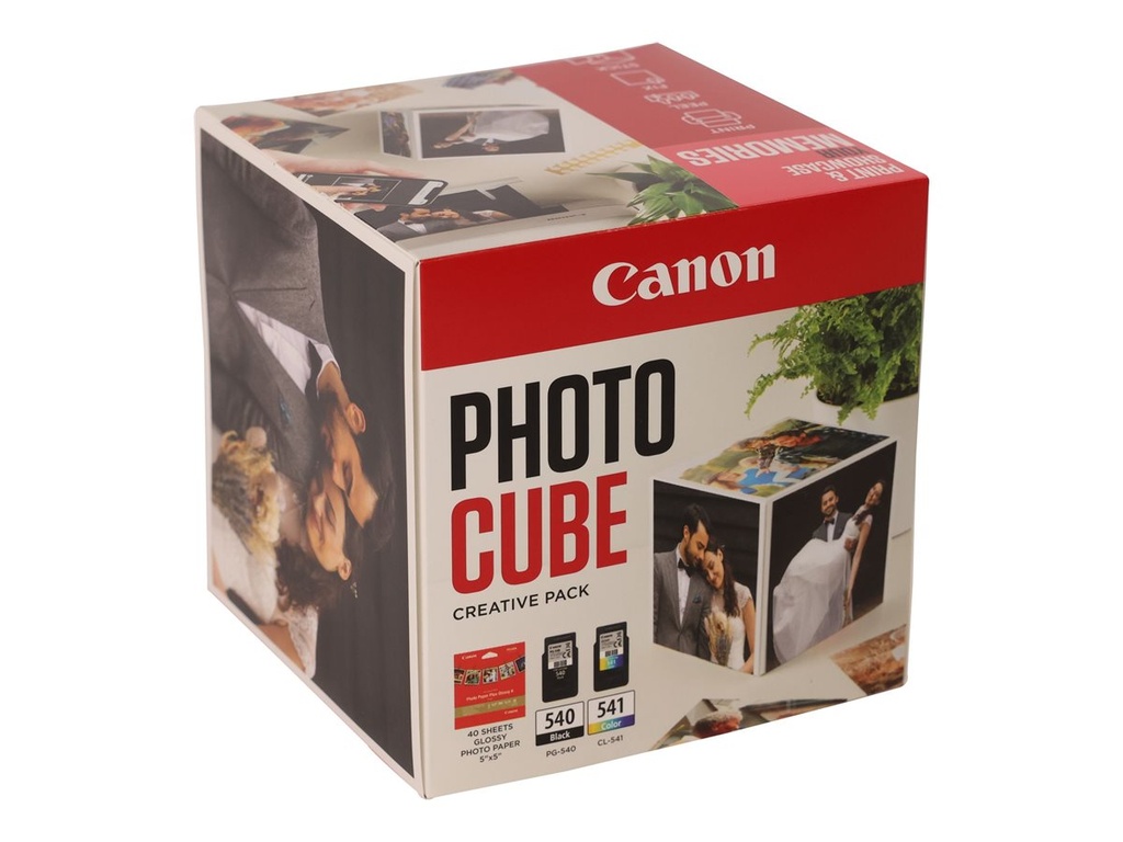 Canon Photo Cube Creative Pack - Glänzend - 2er-Pack - Schwarz, Farbe (Cyan, Magenta, Gelb)