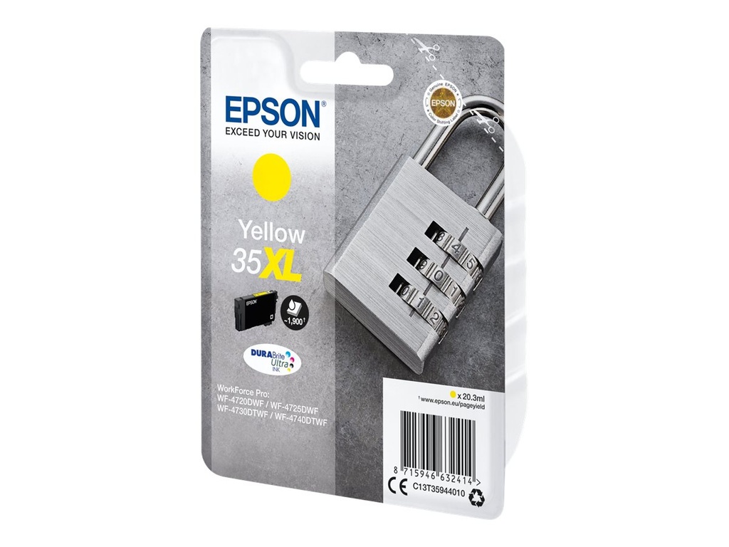 Epson 35XL - 20.3 ml - XL - Gelb - original
