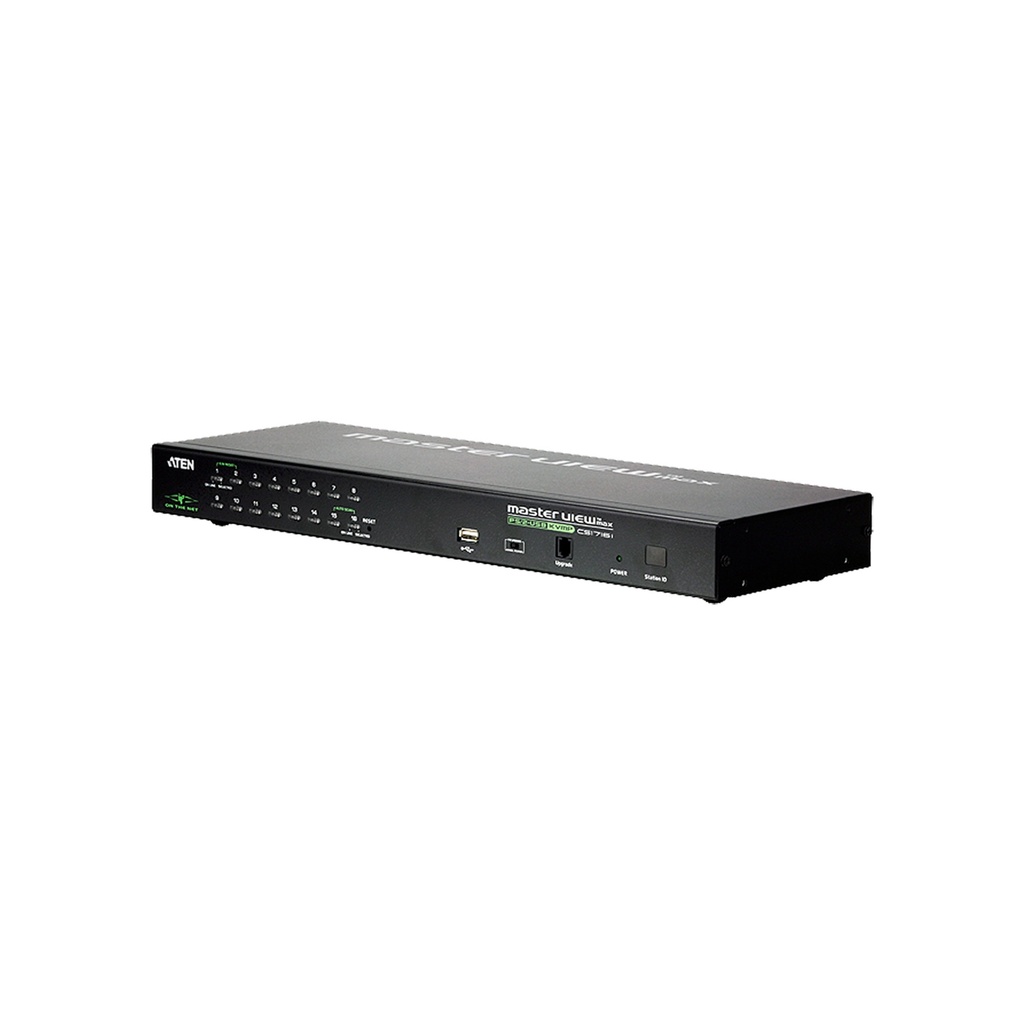 ATEN CS1716I Tastatur/Video/Maus (KVM)-Switch Rack-Einbau Schwarz