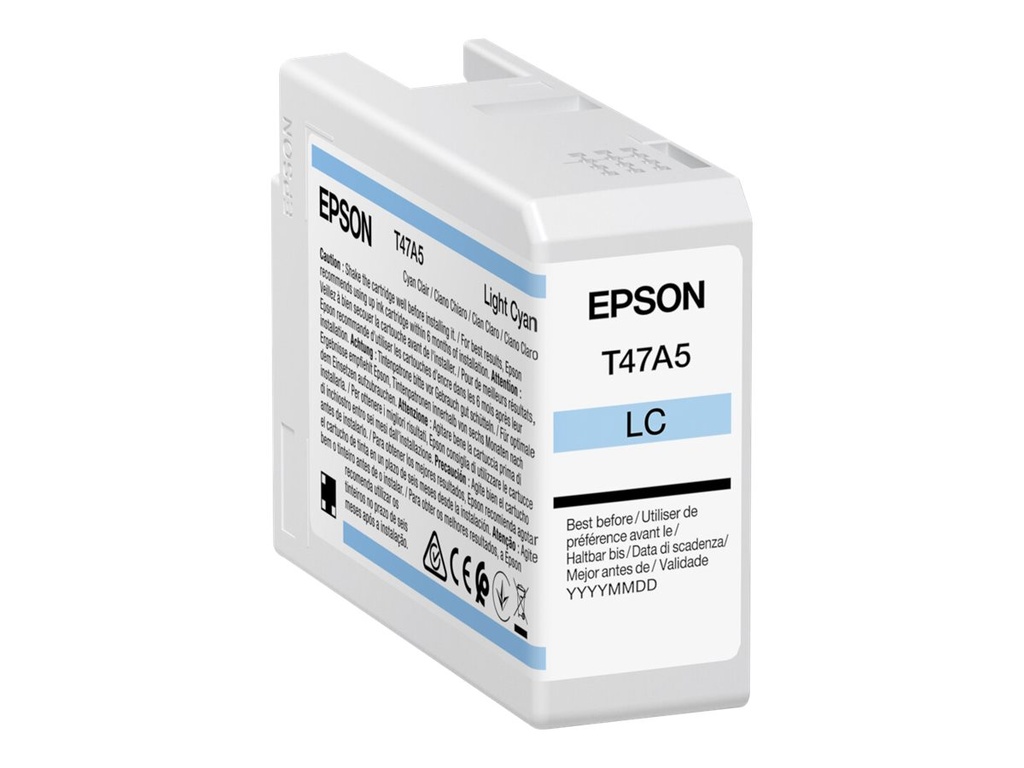 Epson T47A5 - 50 ml - hell Cyan - original