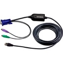 ATEN KA7920 Tastatur/Video/Maus (KVM)-Kabel Schwarz 4,5 m
