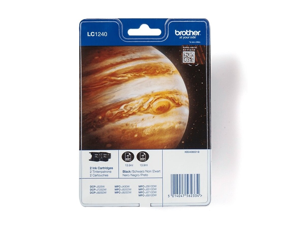 Brother LC1240 Twin-Pack - Druckerpatrone - 2 x Schwarz - Original - Tintenpatrone