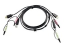 ATEN 2L-7D02UH - Video- / USB- / Audio-Kabel - USB, mini-phone stereo 3.5 mm, HDMI (M)