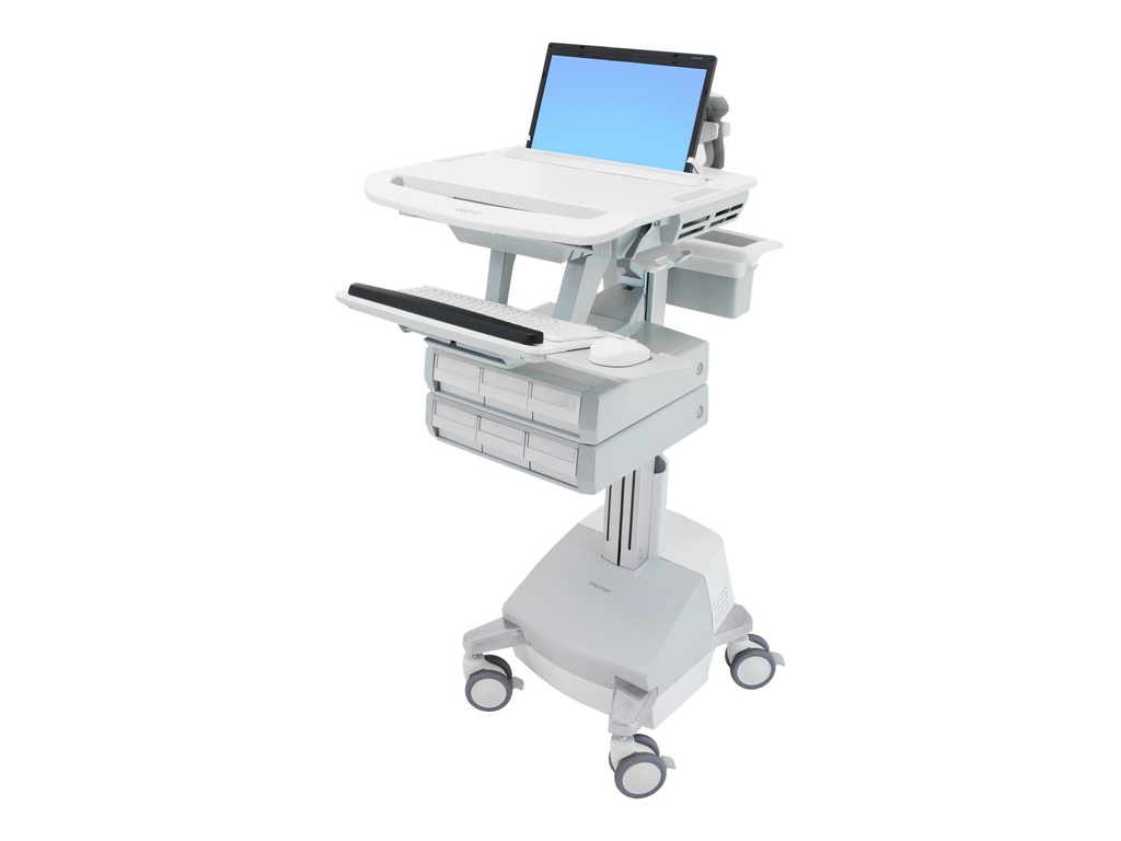 Ergotron Laptop Cart, SLA Powered, 6 Drawers - Wagen (nur Laden)