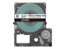 Epson LabelWorks LK-6TBJ - Schwarz auf mattem Klar - Rolle (2,4 cm x 8 m)