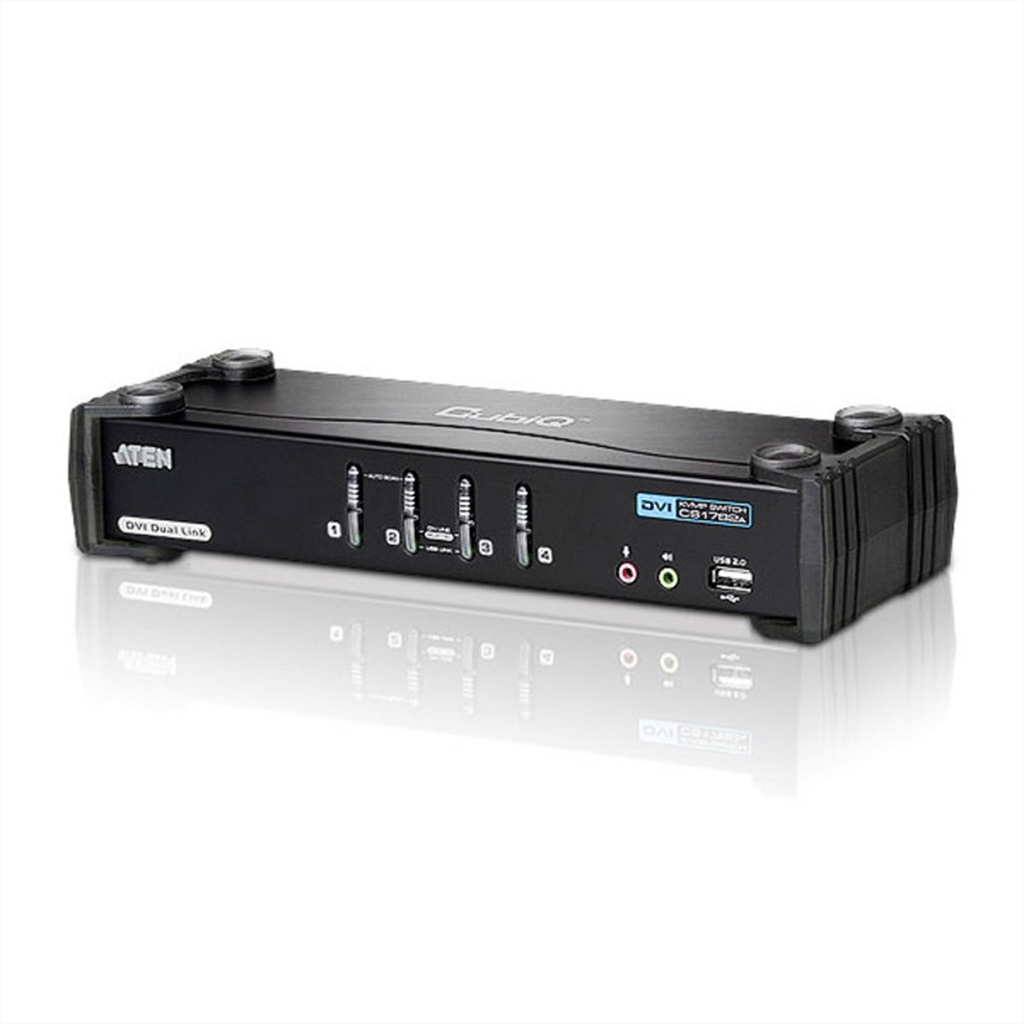 ATEN CS1784A Tastatur/Video/Maus (KVM)-Switch Schwarz