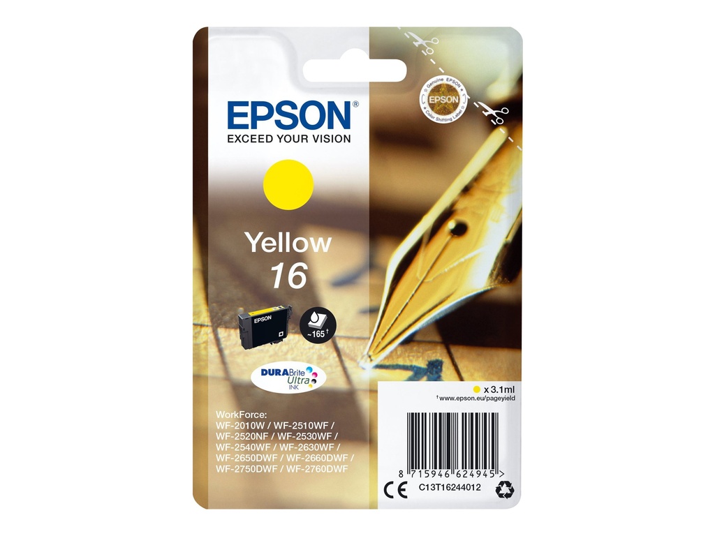 Epson 16 - 3.1 ml - Gelb - original - Tintenpatrone