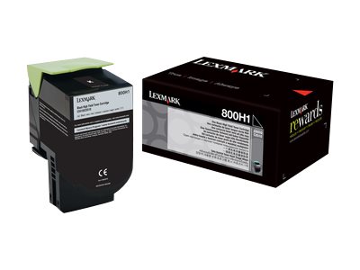 Lexmark 800H1 - Hohe Ergiebigkeit - Schwarz