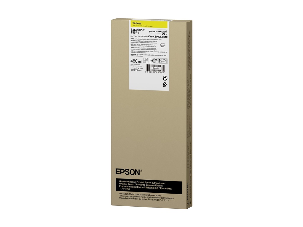 Epson T55P4 - 480 ml - Gelb - original - Box