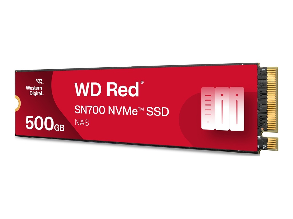 WD Red SN700 WDS500G1R0C - SSD - 500 GB - intern - M.2 2280 - PCIe 3.0 x4 (NVMe)