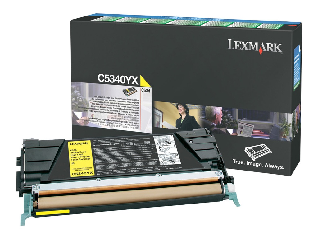 Lexmark Besonders hohe Ergiebigkeit - Gelb