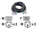 ATEN 2L-1020P/C - Tastatur- / Video- / Maus- (KVM-)