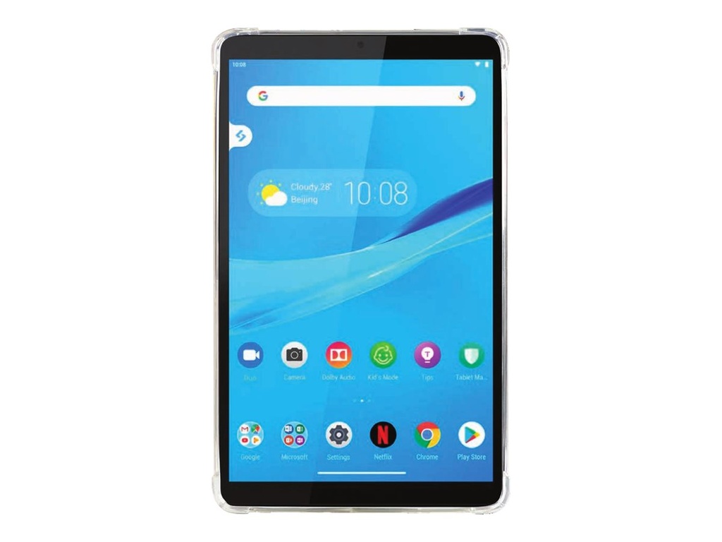 Mobilis r-Series - Hintere Abdeckung für Tablet - durchsichtig - schmales Design - Tasche