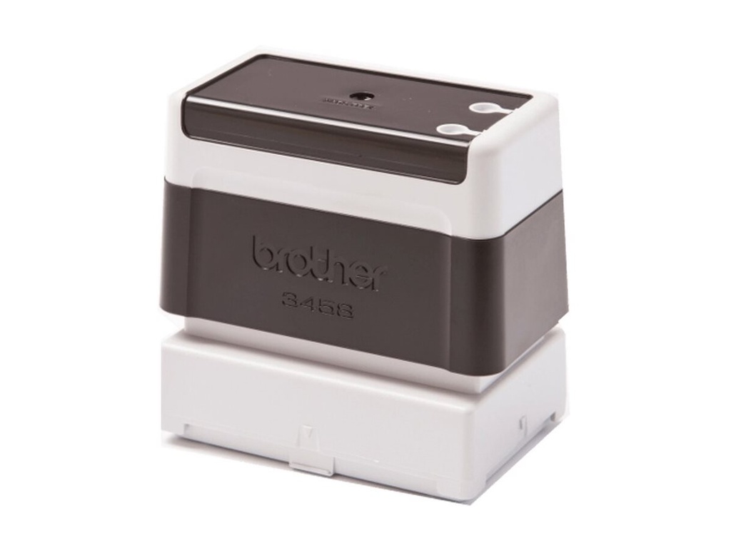 Brother 3458 - Stempel - vorgetränkt - Schwarz - Benutzerdefinierter Text - 34 x 58 mm (Packung mit 6)