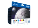 Brother LC1000VALBPDR - Schwarz - Cyan - Magenta - Gelb - 4 Stück(e) - 500 Seiten - 400 Seiten - Multipack