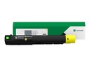 Lexmark Gelb - original - Tonerpatrone - für