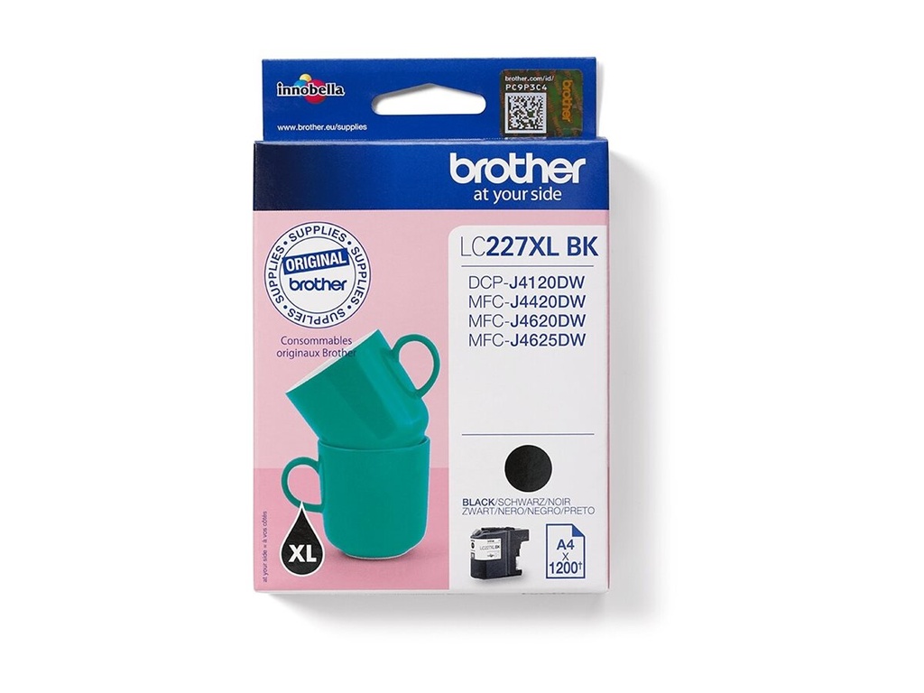 Brother LC227XLBK - Schwarz - original - Tintenpatrone