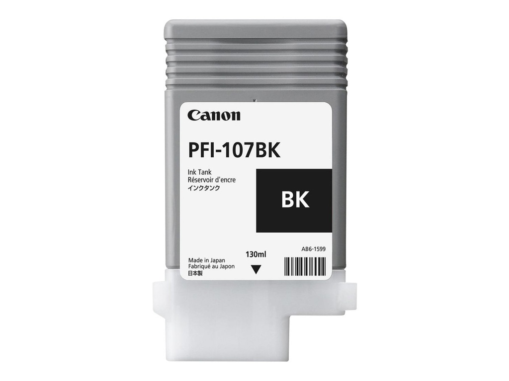 Canon PFI-107 BK - 130 ml - Photo schwarz - original