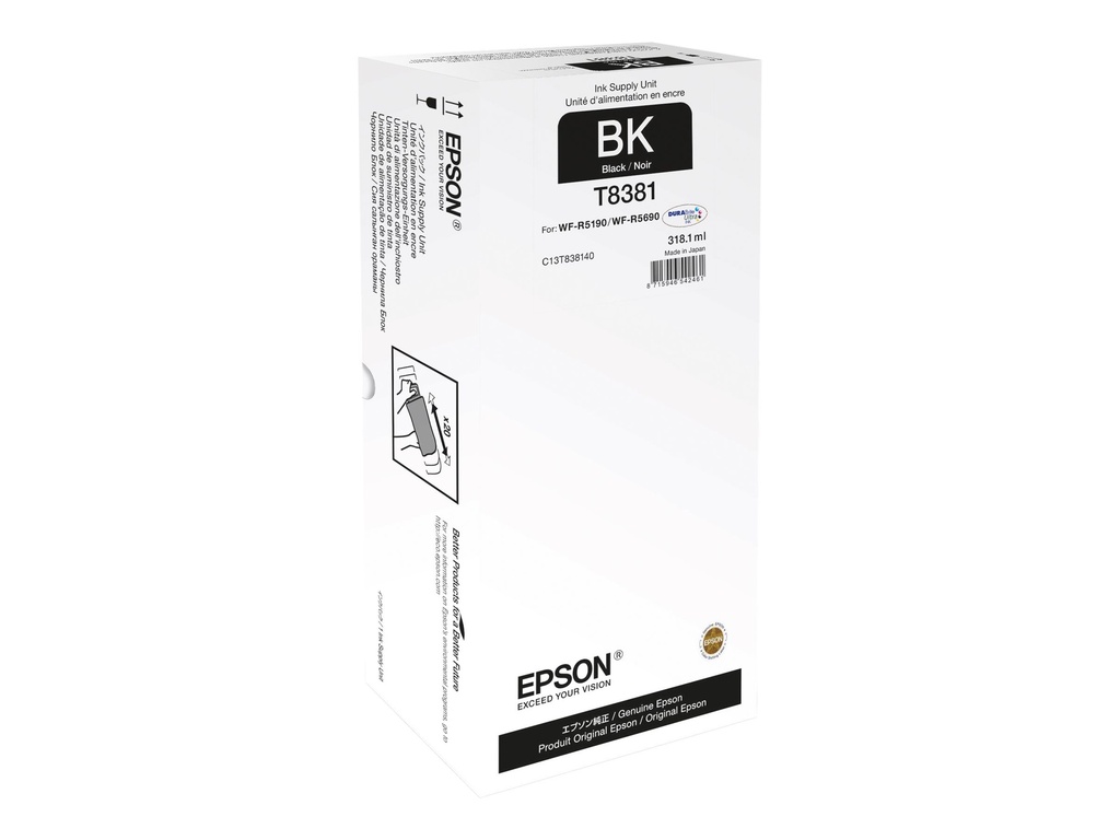Epson T8381 - 318.1 ml - Schwarz - original