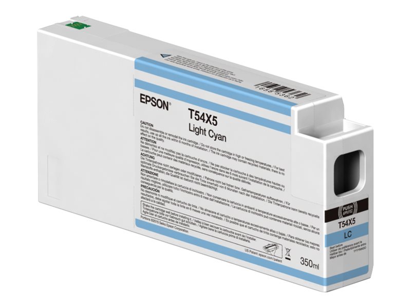 Epson T54X5 - 350 ml - hell Cyan - original