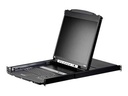 ATEN Slideaway CL5808N - KVM-Konsole mit KVM-Switch - 8 Anschlüsse - PS/2, USB - German QWERTZ - 48.3 cm (19")