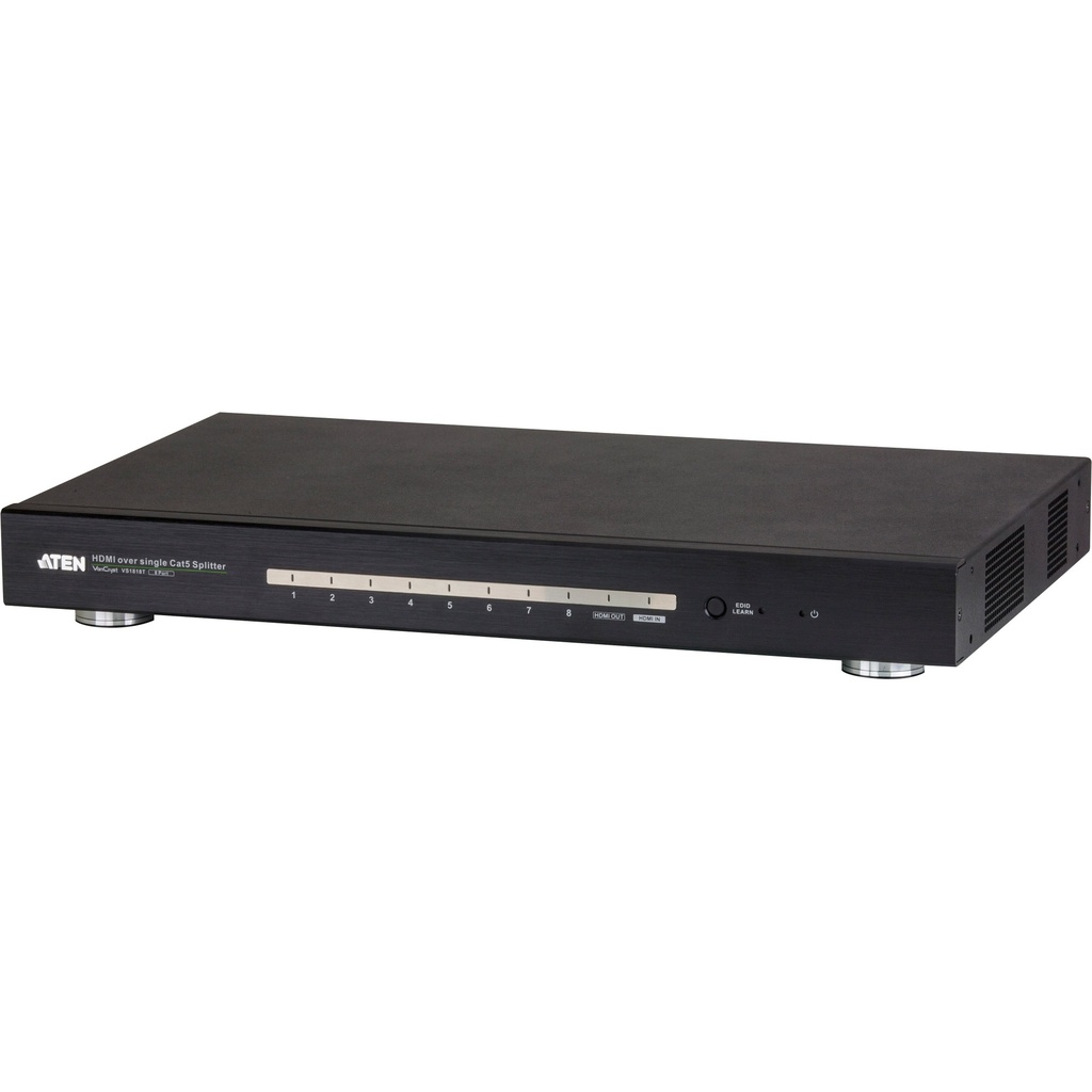 ATEN HDMI CAT5e/6 Splitter over Single Cat Cable 4 - 8-Port - RS-232