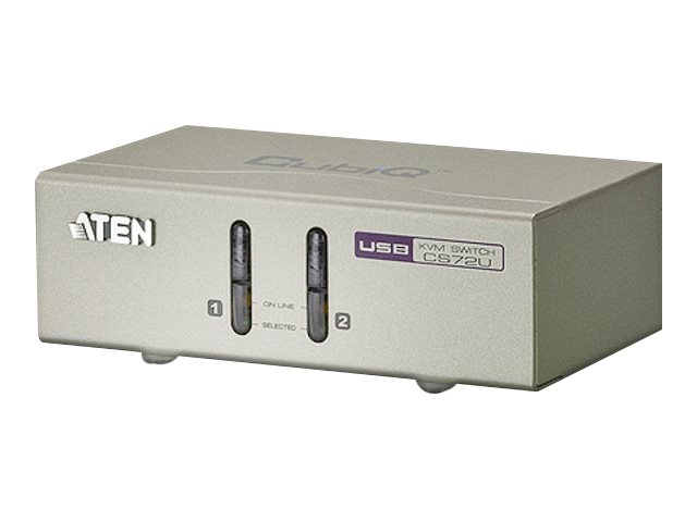 ATEN CS72U - KVM-Switch - 2 x KVM port(s) - 1