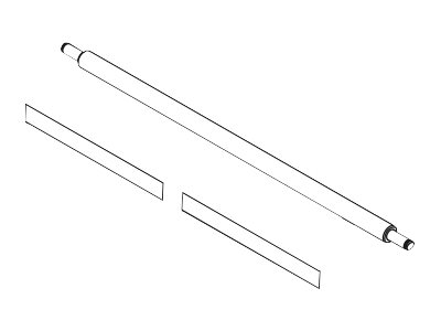 Kyocera Walzenregulierung hinten