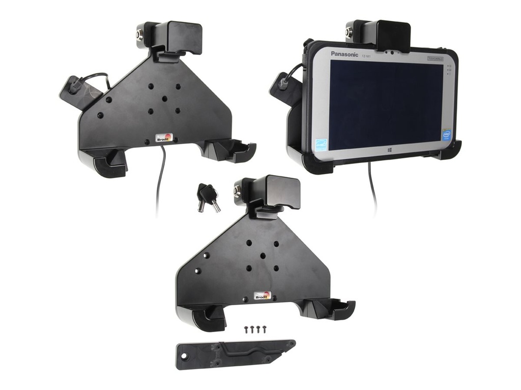 Brodit Halterung für Kfz für Tablet - mit Schlüsselschloss