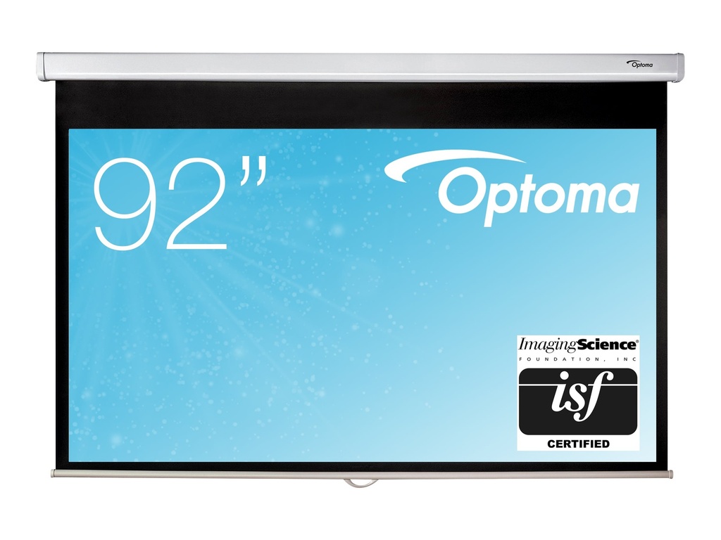 Optoma PWC - Leinwand - Deckenmontage möglich, geeignet für Wandmontage - 233.7 cm (92")