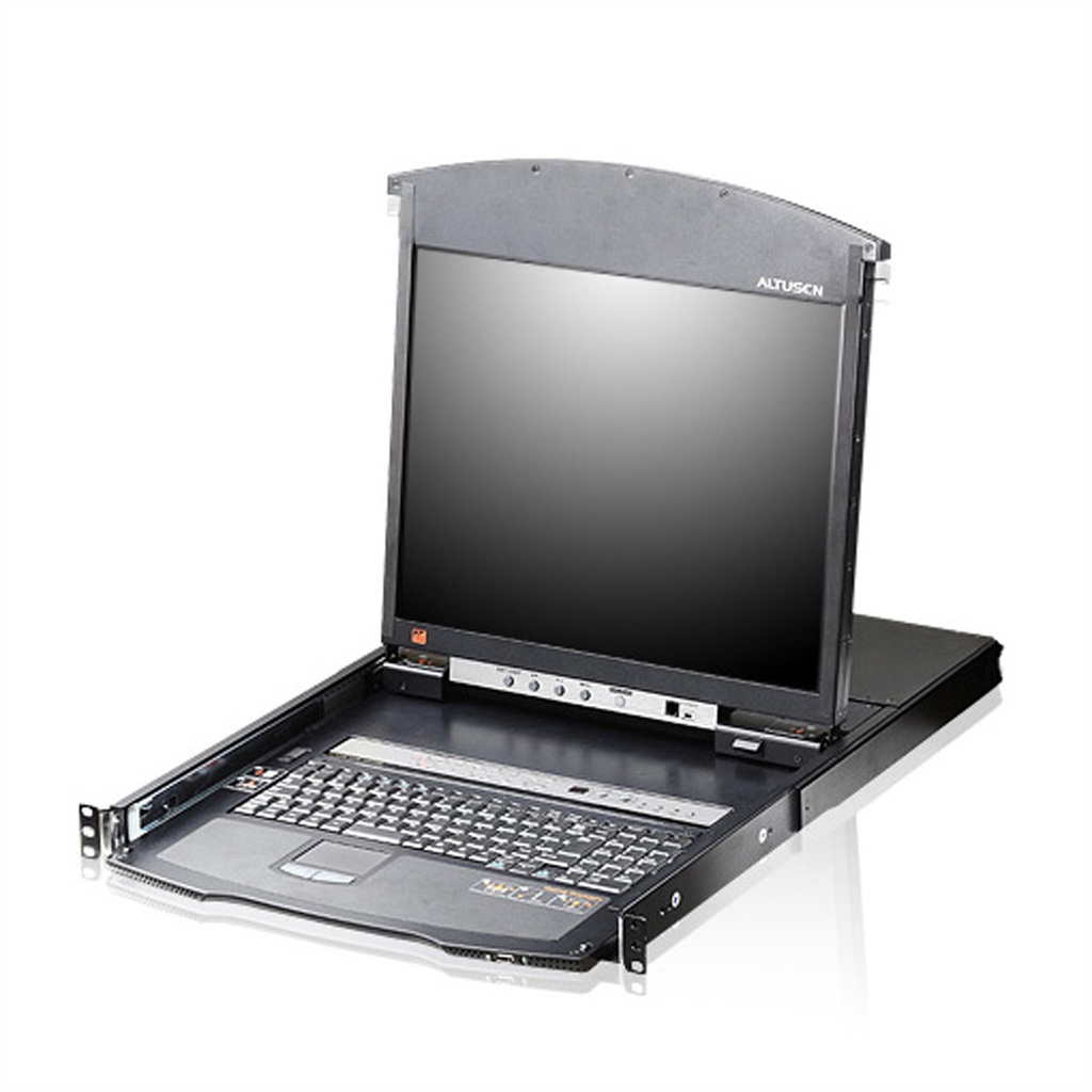 ATEN 8-Port 17 LCD Cat5e/6 KVM IP Switch deutsches - KVM-Konsole