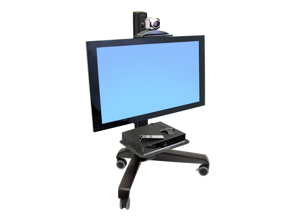 Ergotron Neo-Flex Mobile MediaCenter UHD - Wagen - Konstante Krafttechnologie - für Flachbildschirm - Schwarz - Bildschirmgröße: 127-203.2 cm (50"-80")