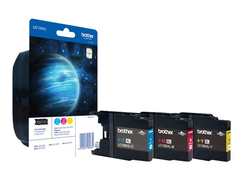 Brother cartridge LC-1280XL Rainbow 1XLC-1280XL c m y in - Original - Original - Tintenpatrone