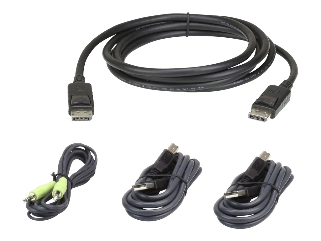ATEN 2L-7D03UDPX4 - Tastatur- / Video- / Maus- (KVM-)