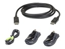 ATEN 2L-7D03UDPX4 - Tastatur- / Video- / Maus- (KVM-)