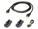 ATEN 2L-7D02UHX4 - Tastatur- / Video- / Maus- (KVM-)