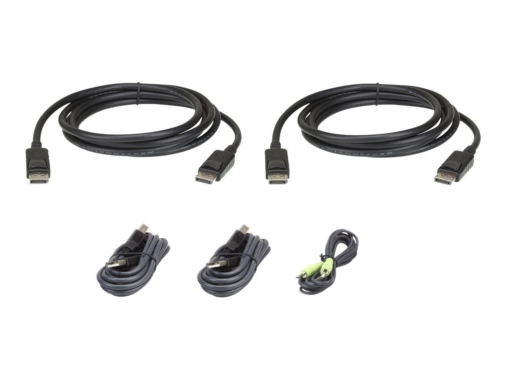 ATEN 2L-7D02UDPX5 - Tastatur- / Video- / Maus- (KVM-)
