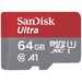 SanDisk Ultra - Scheda di memoria flash (adattatore da microSDXC a SD in dotazione) - 64 GB