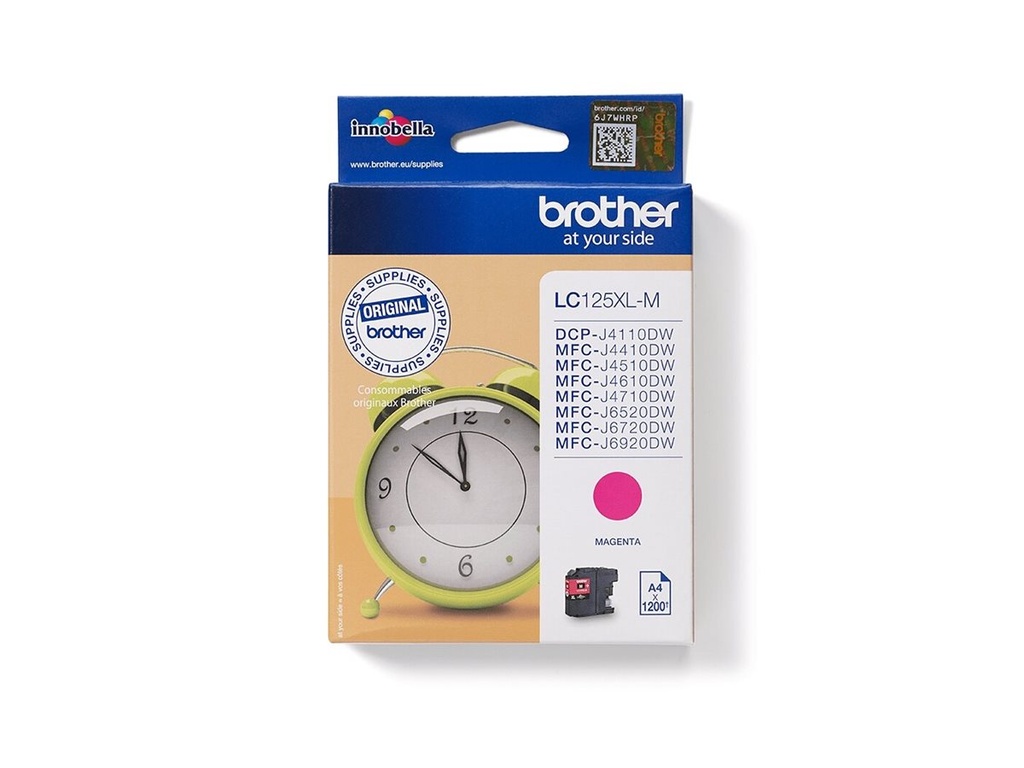 Brother LC125XLM - Sehr hohe Ergiebigkeit - Magenta