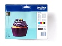 Brother LC123 Value Pack - 4er-Pack - Hohe Ergiebigkeit