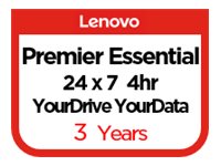 Lenovo Essential Service + YourDrive YourData + Premier Support - Serviceerweiterung - Arbeitszeit und Ersatzteile (für Server)