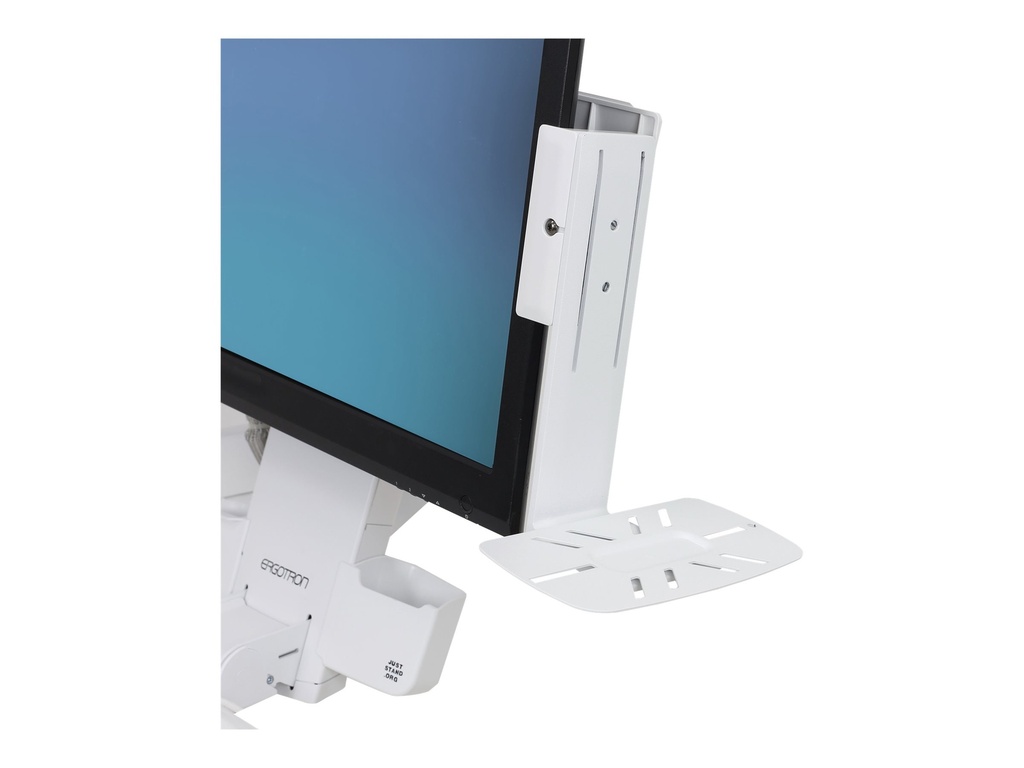 Ergotron Befestigungskit (Befestigungswinkel, Befestigungsteile, VESA-Halterung, P/L Sperr-Hardware, Neigbare Ablage)