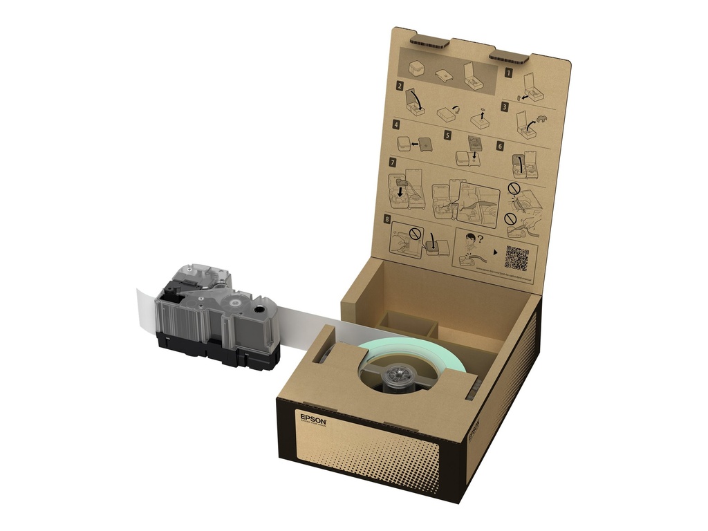 Epson BR-VN50YB-E - Vinyl - Schwarz auf Transparent - Rolle (5 cm x 45 m)
