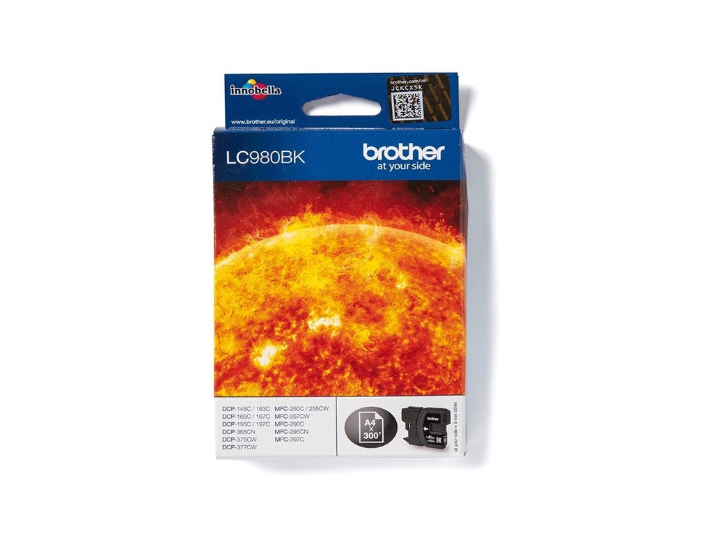 Brother LC980BK - Schwarz - original - Tintenpatrone