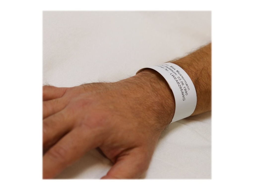 Brother Weiß - 30 x 295 mm (5 Rolle(n) Erwachsenenarmbänder